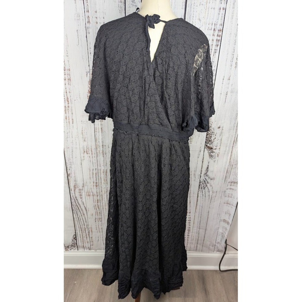 City Chic Holland Maxi Dress Black Size 20 Plus Size Evening Formal Gown - Picture 4 of 6